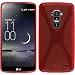 Produktbild PhoneNatic Case für LG G Flex Hülle Silikon rot X-Style + 2 Schutzfolien
