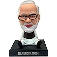 UMANI Polyvinyl Chloride Action Figure Limited Edition Bobblehead With Mobile Holder For Car Dashboard, Office Desk & Study Table (Bh-Modi Ji),7.5 X 9 cm