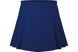 SPFASZEIV Falda de Tenis para Niñas Falda de Golf Plisada para Niños con 2 Bolsillos Cortos Falda Pantalón de Deportiva 4-15 años