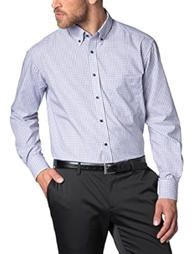 ETERNA Langarm Hemd COMFORT FIT Popeline kariert
