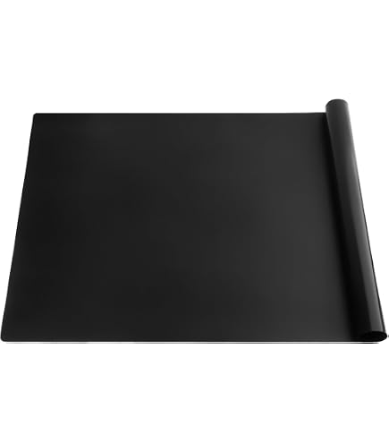 Grand Tapis De Protection En Silicone 50x70.5 Cm - Épais (0.8 Cm), Antidérapant, Résistant à La Chaleur (-30°C à 230°C) - Pour Cuisine, Artisanat, Résine, Pâtisserie