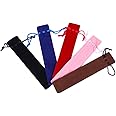 JIHUOO 20 Pcs Velvet Pen Pouch Sleeve Holder Single Pen Bag Case Pencil Bag Storage with Drawstring