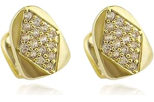 Sadiyamo 2PC Diamond Grills Big Diamond Single Grills Cap for Your Teeth Grillz Men Women Hip Hop Jewelry Gift