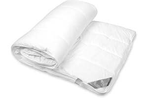 FH FAM' HOME HOME COSINESS FAM Home Relleno Nordico 4 Estaciones 135x200 cm Microfibra, Cama 80/90 I Edredon Nordico Cama Hipoalergénico Lavable Invierno e Verano I Consta de 2 Mantas Separadas