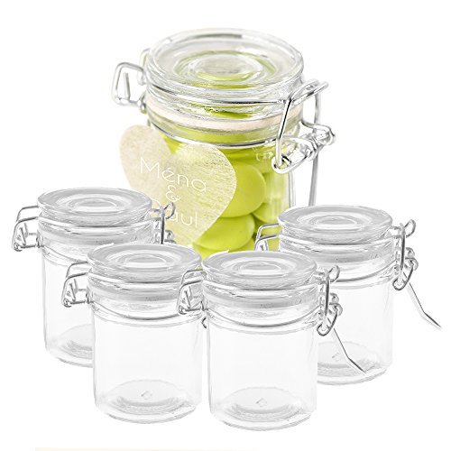 Gläschen mit Bügelverschluss, 4 St.