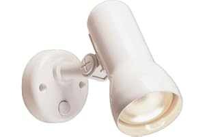 Firstlight Products Switched Polar Single Spot Light, Metal, E27 (Edison Screw), 60 W, White