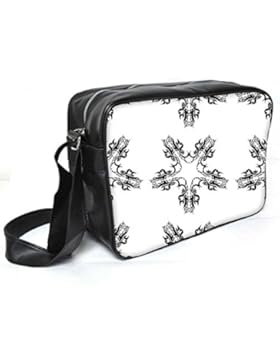 Snoogg Layered von Star Leder Unisex Messenger Bag für College Schule täglichen Gebrauch Tasche Material PU