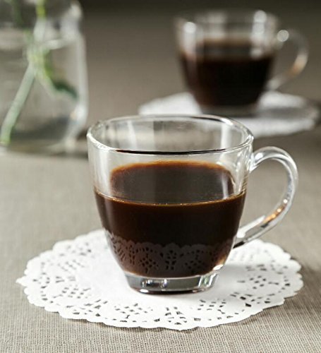 Simran Handicrafts Glass Tea and Coffee Cup Set in 6 pcs set (Transparent, 170ml Approx) Simran Handicrafts Glass Tea and Coffee Cup Set in 6 pcs set (Transparent, 170ml Approx)