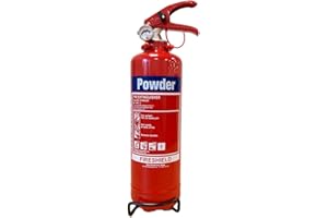 4-in-1 1kg Dry Powder Fire Extinguisher ABC FireShield for Homes, Cars and Vans