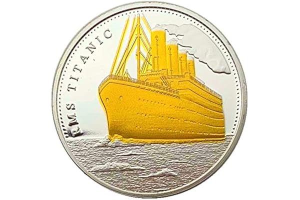 HARPIMER Pièce du Titanic 100 Ans Anniversaire Magnifique jeton Rare Cadeau commémoratif à Collectionner