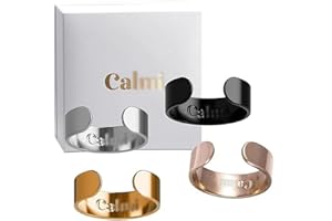 GENERIC Calmi Ring - The Original Calmi Ring Women,2025 New CalmiRing Women Magnetic,Adjustable Magnetic Smart Ring for Anxiety Reduction,Improve Blood Circulation,Balance Sleep,Improve Overall Health