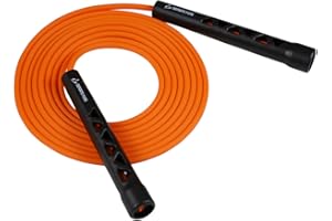 Deporte Fans. Comba, Cuerda para Saltar, Crossfit, Boxeo, Fitness, Cuerda de Salto, Ajustable, Sin Enredos, Ergonómica, Alta Velocidad con contador de calorías para entrenamiento, Color Azul