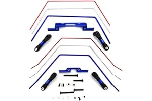 Whisverse Vorne und Hinten Breitstabilisator Stabilisator Satz für Traxxas Slash 2WD 1/10 RC Auto Upgrade Teile
