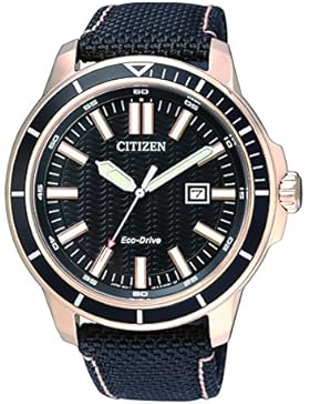 Citizen Herren-Armbanduhr Analog Quarz Textil AW1523-01E