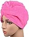 Sinland Microfibre Ultra Absorbent Twist Hair Turban Dry Cap Bath Head Wrap Hair Wrap Cap Hair Drying Towel 25cm x 65cm Dark Pink