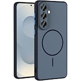 Coverzone Samsung Galaxy S24 FE İle Uyumlu Kamera Lens Korumalı Kılıf Magsafe Uyumlu Kablosuz Şarj &Ouml;zellikli Tea Silikon Tele