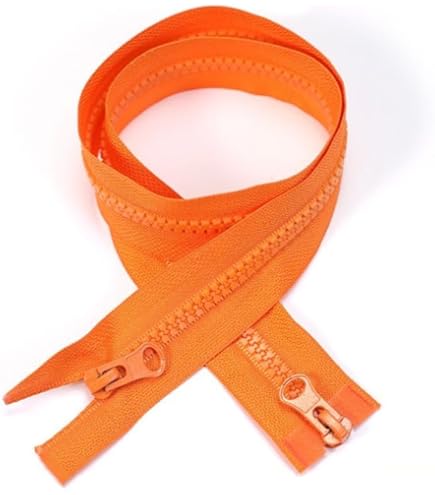 2-Wege Reißverschluss Kette In Aubergine - 90cm Länge Mit Spirale Für Individuelle Designs