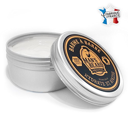Bálsamo de Barba Man 's Beard - Creación francesa - Adoucit y protege los Barbes - capacidad: 90 ML - Bálsamo para la barba para hombre