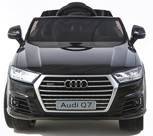 simron Audi Q7 Quattro SUV Elektro Kinderauto Kinderfahrzeug Ride-On 12V Kinder Elektroauto schwarz