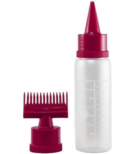 TITA-DONG Haarfärbebürsten-Flasche – 3 Farben, Mit Wurzelkamm Für Präzises Färben, 160 Ml