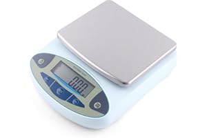 CISSIYOG Lab Scale,5000g x 0.01g Precision Scale,Electronic Balance,Jewellery scales,Laboratory Electronic Analytical Balance,Gold Scales,High-Definition Digital Display