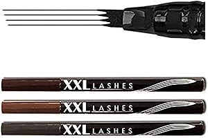 XXL Lashes Pióro do tatuażu brwi, wodoodporna linia brwi, r Ołówek do brwi Microblading z precyzyjnym aplikatorem linii 4, naturalny makijaż brwi Brwi, tatuaż 4 końcówka Ołówek do brwi, jasny brąz