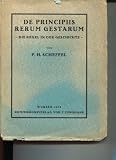 De principiis rerum gestarum - Die Regel in der Geschichte.