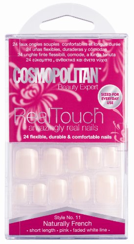 Cosmopolitan Real Touch Amazingly Real Nails Naturally French Style 11