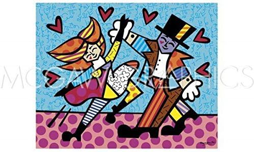 Dancing Couple by Romero Britto, Art Print Poster 11 x 14 by Bruce McGaw Graphics