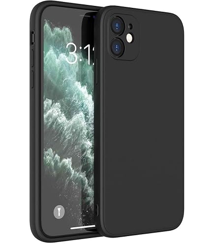 Custodia In Silicone Per IPhone 11 Pro Max: Ultra Sottile Con Microfibra Interna, Antigraffio, Supporto Ricarica Wireless, Nero - 6