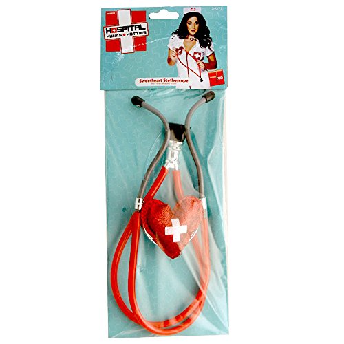 Imagen 1 de Smiffy's 29275 -  Estetoscopio de enfermera con forma de corazón , Rojo (29275)