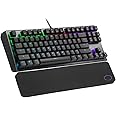 Cooler Master Ck530 V2 Tenkeyless Gaming Mechanical Keyboard Red Switch With RGB Backlighting, On-The-Fly Controls, And Aluminum Top Plate (Ck-530-Gktr1-Us)
