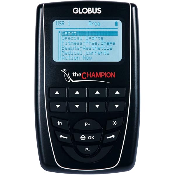 Globus Triathlon Pro - Électrostimulateur 4 Canaux, 424 Programmes Sport/Récup/Performance