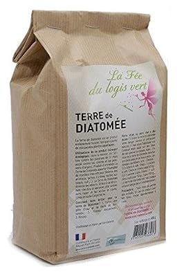 Eco-conseils® - Terre de diatomée alimentaire (pour animaux) 1Kg à 20kg- Protecteur et insecticide alimentaire biologique - Emballage 100% écologique … (2kg)