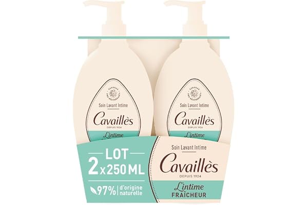 Rogé Cavaillès Fraîcheur soin lavant intime lot de 2x250ml