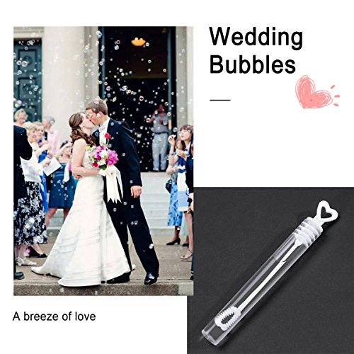 Seifenblasen Wedding Bubbles 24 pcs, Aodoor Seifenblasen für Hochzeiten Party, Geburtstag, Jubiläum (Keine Flüssigkeit) - 2