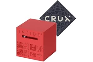 INSIDE3 AND CRUX PUZZLES Inside3 Puzzle - Fun Blind Maze Puzzle - Range of Difficulty - Includes Crux Sticker (Awful0)