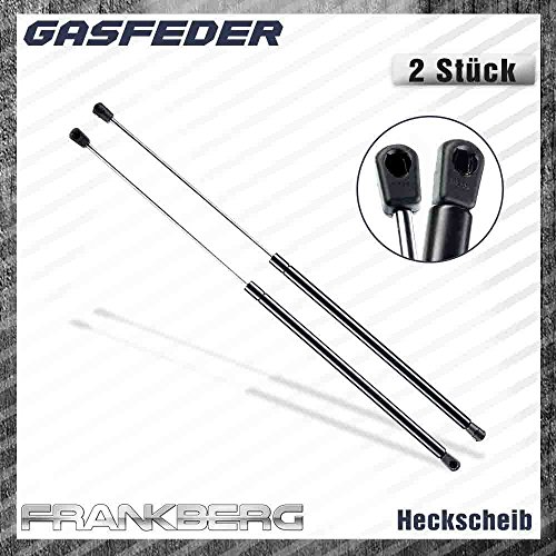 Frankberg 2x Gas Struts Rear Window Compatible with Wrangler TJ SUV 1997 1998 1999 2000 2001 2002 2003 2004 2005 2006 Replace# 55076310AB