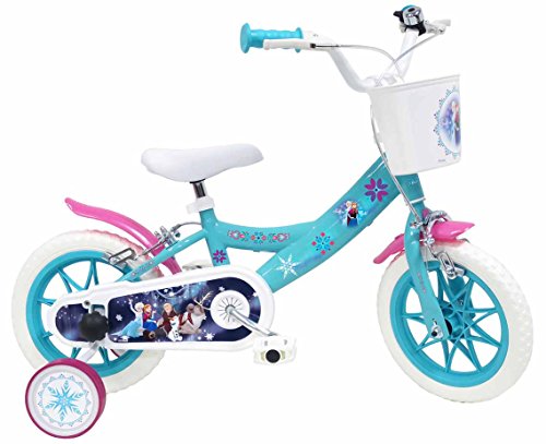 Denver Bike 2197 Niñas Ciudad 12" Acero Azul, Blanco bicicletta - Bicicleta (Vertical, Ciudad, 30,5 cm (12"), Acero, Azul, Blanco, 30,5 cm (12"))