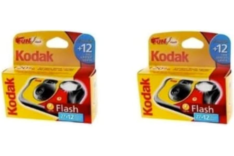 Kodak Disposable Flash Cameras - 39 Exposures - Pack of 2