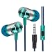 Produktbild Universal 3,5 mm Im Ohr Stereo Ohrhörer Kopfhörer Mit Mic Für Handy Hirolan für Samsung, für Xiaomi, für iPhone und andere Smartphones mit 3,5-mm-Audiobuchse (Blau)