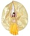 Produktbild Dance Fairy Bauchtanz Isis Flügel Tanzstützen gold (mit Stöcken)