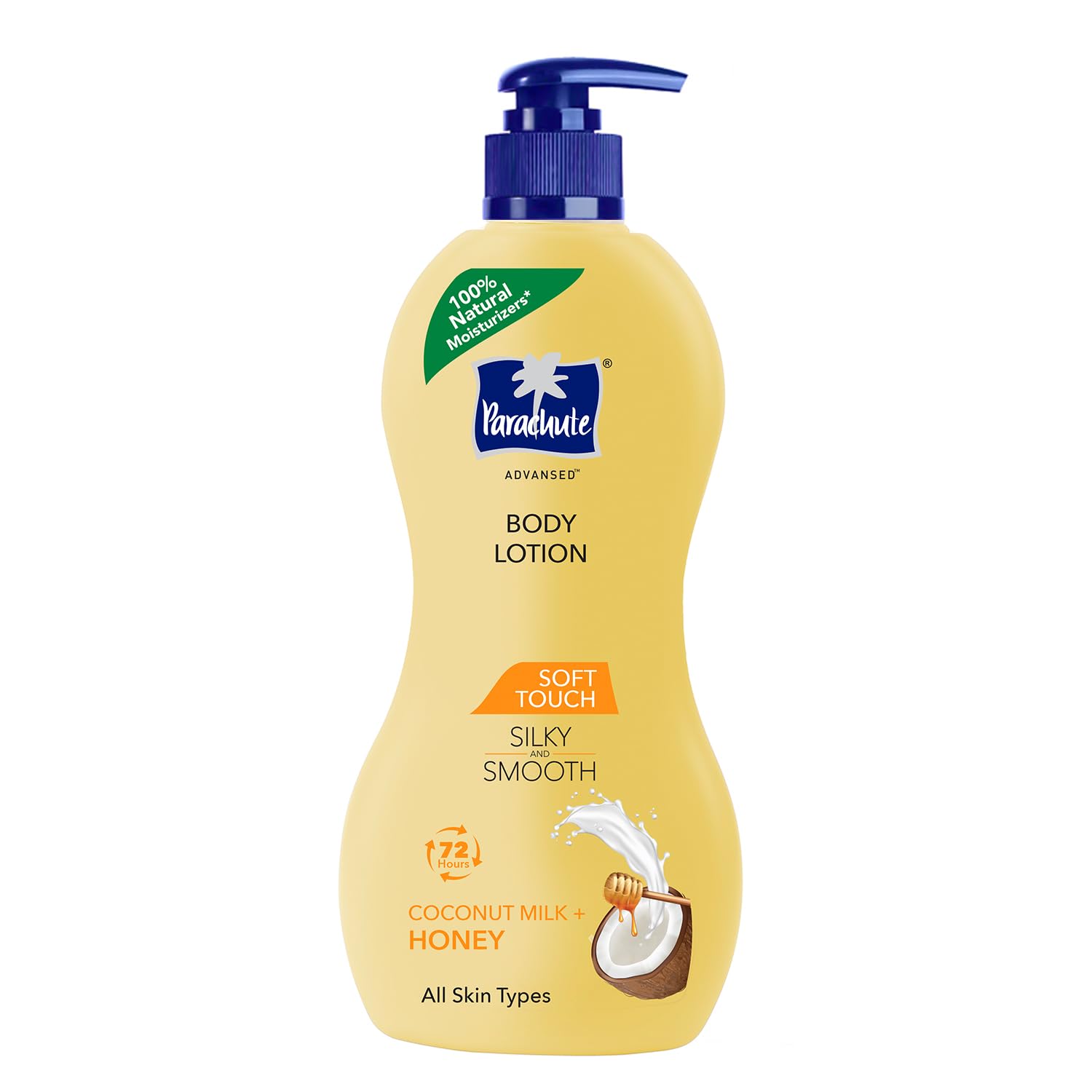Parachute Advansed Soft Touch Body Lotion for Women & Men, All Skin types, 400ml | Pure Coconut Milk & Honey, 100% Natural, 7