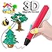 Produktbild THZY 3D Stift Set für Kinder, 3D Druckstift, 3D Drucker Stift mit 1.75 mm PCL Filament 2 Farben, einzigartige Geburtstags Kinder und Erwachsene, Bastler zu kritzeleien, malen und 3D drücken(Rot)