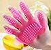 Produktbild JYEA Creative Pet Puppy Massage Bad Hand Bürste (Pink)