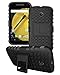 Accessories Collection Motorola Moto E 2nd Gen - Stylish Hard Back Armor Shock Proof Case with Back Stand Feature & Free Screen Protector RS.199.00