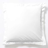 VISION - Pillowcase - 100% cotton - Colour: White - 65 x 65 cm - Natural fibres - Dense weave - Soft and breathable fabric -