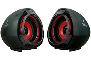 Berserker Gaming Hauts-Parleurs Hati Gaming 2.0 - rouge et noir