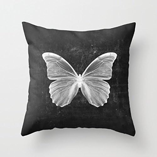 GiveMe5 Butterfly In Black Case Decorative Cushion Cover Pillowcase 18"*18"