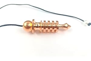 Jet International Wahadełko Izydy z 4 pierścieniami miedzianymi, metal, wahadło uzdrawiające, A++, metafizyczne duchowe odpowiedzi, Miedź